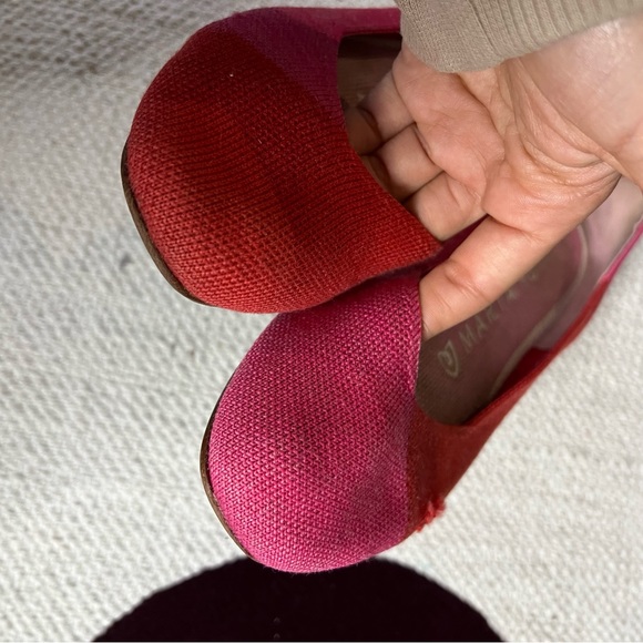 Rothy's Red and Pink Flats - Picture 4 of 10